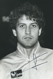 Football Soccer 1989 F.C Sochaux Gilles Rousset Old Studio Photo Signed