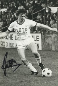 Football Soccer 1978 AS Nancy-Lorraine Olivier Rouyer Old Studio Photo Signed
