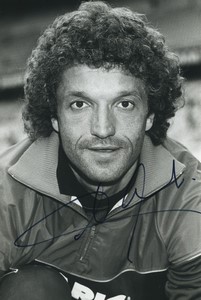 Football Soccer 1988 Montpellier HSC Albert Rust Old Studio Photo Signed