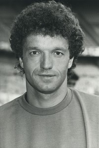 Football Soccer 1989 Montpellier HSC Albert Rust Old Studio Photo