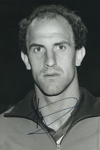 Football Soccer 1986 Toulouse FC Jean Luc Ruty Old Studio Photo Signed