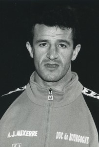 Football Soccer 1996 AJ Auxerre Moussa Saïb Old Studio Photo