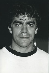 Football Soccer 1991 Real Madrid Manolo Sanchís Old Studio Photo