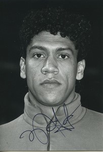 Football 1992 Girondins de Bordeaux Márcio Santos Old Studio Photo Signed