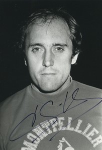 Football Soccer 1980 Montpellier HSC Christian Sarramagna Studio Photo Signed