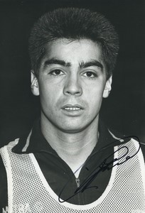 Football 1987 Matra Racing Club de France Sonny Silooy Old Studio Photo Signed