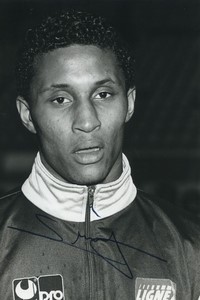 Football 1988 FC Sochaux-Montbéliard Franck Silvestre Old Studio Photo Signed
