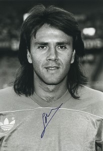 Football Soccer 1990 AS Nancy Lorraine Segundo Simon Old Studio Photo Signed