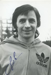 Football Soccer 1976 Stade lavallois Francis Smerecki Old Studio Photo Signed
