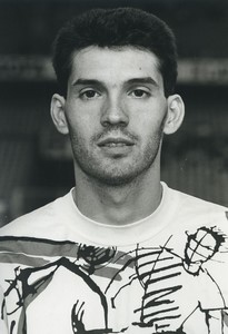 Football Soccer 1989 OGC Nice Patrick Soler Old Studio Photo
