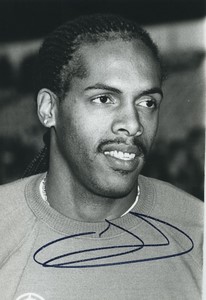 Football Soccer 1986 AS Monaco Luc Sonor Old Studio Photo Signed