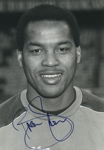 Football Soccer 1988 SM Caen Brian Stein Old Studio Photo Signed