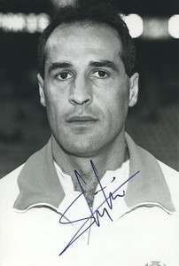 Football Soccer 1990 FC Mulhouse Nenad Stojković Old Studio Photo Signed