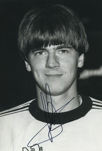 Football 1982 FC Sochaux-Montbéliard Yannick Stopyra Old Studio Photo Signed