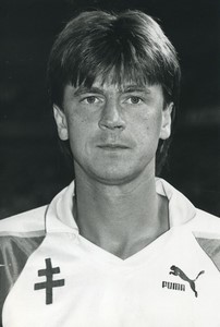 Football Soccer 1991 FC Metz Yannick Stopyra Old Studio Photo
