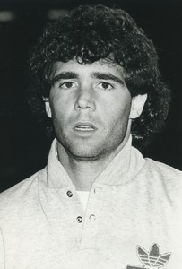 Football Soccer 1986 Toulouse FC Alberto Tarantini Old Studio Photo