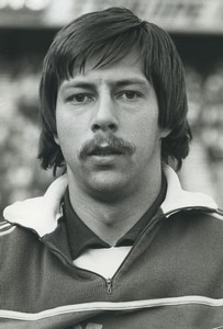 Football Soccer 1982 Stade lavallois Jean Pierre Tempet Old Studio Photo