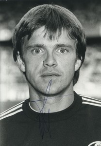 Football 1986 Girondins de Bordeaux Jean-Christophe Thouvenel Old Photo Signed