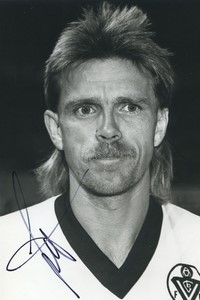 Football 1989 Girondins de Bordeaux Jean-Christophe Thouvenel Old Photo Signed