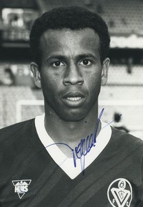 Football Soccer 1988 Girondins de Bordeaux Jean Tigana Old Studio Photo Signed