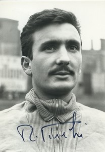 Football Soccer 1964 FC Metz Roger Tirelli Old Studio Photo Signed