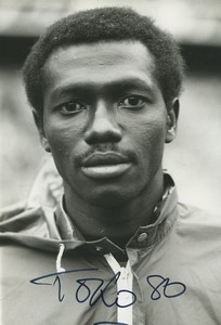 Football Soccer 1980 PSG Paris Nambatingue Toko Old Studio Photo Signed