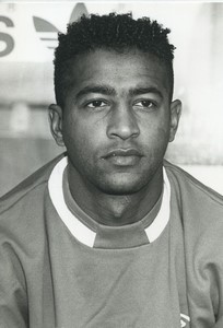 Football Soccer 1989 AS Monaco José Touré Old Studio Photo #1