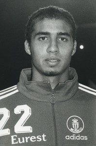Football Soccer 1996 AS Monaco David Trezeguet Old Studio Photo