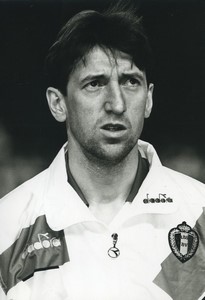 Football Soccer 1994 Club Bruges Franky Van der Elst Old Studio Photo
