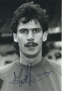 Football Soccer 1990 Stade Brestois Jos van Herpen Old Studio Photo Signed