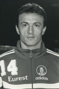 Football Soccer 1996 AS Monaco Laurent Viaud Old Studio Photo