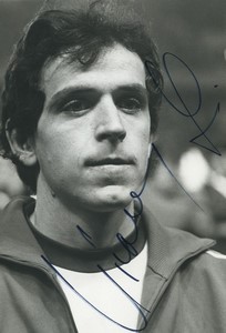 Football Soccer 1986 Le Havre AC Ladislav Vízek Old Studio Photo Signed