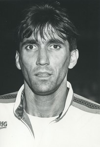 Football Soccer 1989 AS Cannes Zlatko Vujović Old Studio Photo