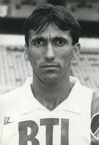 Football Soccer 1989 PSG Paris Saint Germain Zlatko Vujović Old Studio Photo