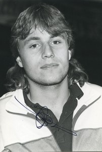 Football Soccer 1988 Ajax Amsterdam Rob Witschge Old Studio Photo Signed