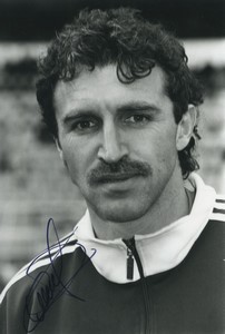 Football Soccer 1991 PSG Paris Saint Germain Daniel Xuereb Studio Photo Signed