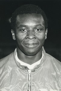 Football Soccer 1986 AS Nancy-Lorraine François Zahoui Old Studio Photo