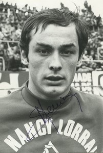Football Soccer 1978 AS Nancy-Lorraine Bernard Zenier Old Studio Photo Signed