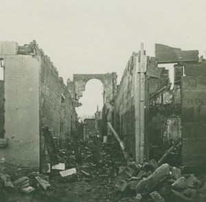 France WWI Revigny sur Ornain Ruins Bombardment old SIP Photo 1914-1918