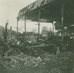 France WWI Sermaize Factory Ruins Destruction old SIP Photo 1914-1918