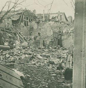 France WWI Verdun Manutention Ruins Destruction old SIP Photo 1914-1918