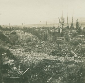 France WWI Souchez Ruins Notre-Dame-de-Lorette old SIP Photo 1914-1918