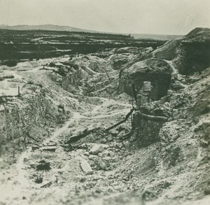 France WWI Fort de la Pompelle Destruction old SIP Photo 1914-1918