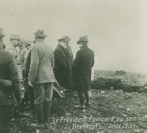 Germany WWI Black Forest President Poincare Drehkopf old SIP Photo 1916