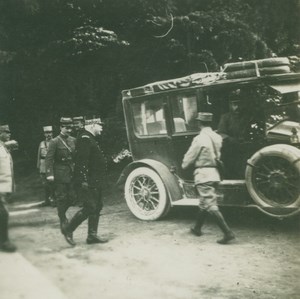 France WWI General Joffre Automobile old SIP Photo 1914-1918