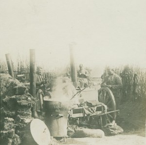 Greece WWI Salonika Zeitenlik Camp Field Kitchen old SIP Photo 1914-1918