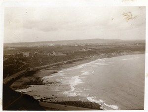 North Yorkshire Scarborough Seaside Coast Panorama old Amateur Photo 1900