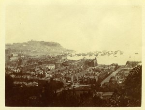 North Yorkshire Scarborough General View Panorama old Amateur Photo 1900