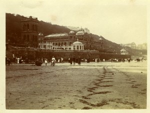 North Yorkshire Scarborough Sand Beach Seaside Holidays old Amateur Photo 1900