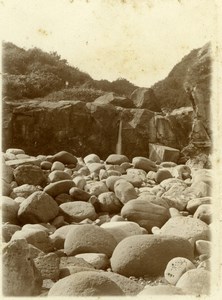 North Yorkshire Scarborough Seaside Rocks Holidays old Amateur Photo 1900